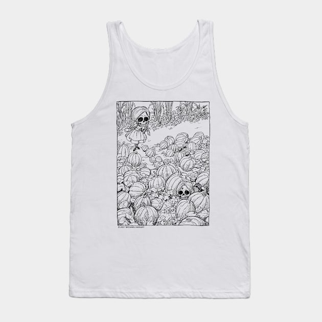 Pumpkin Match Tank Top by drawmanley